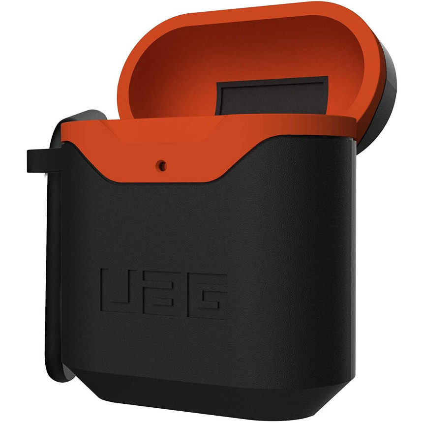 Чехол UAG для Airpods Standard Issue Hard Black/Orange (10242F114097)