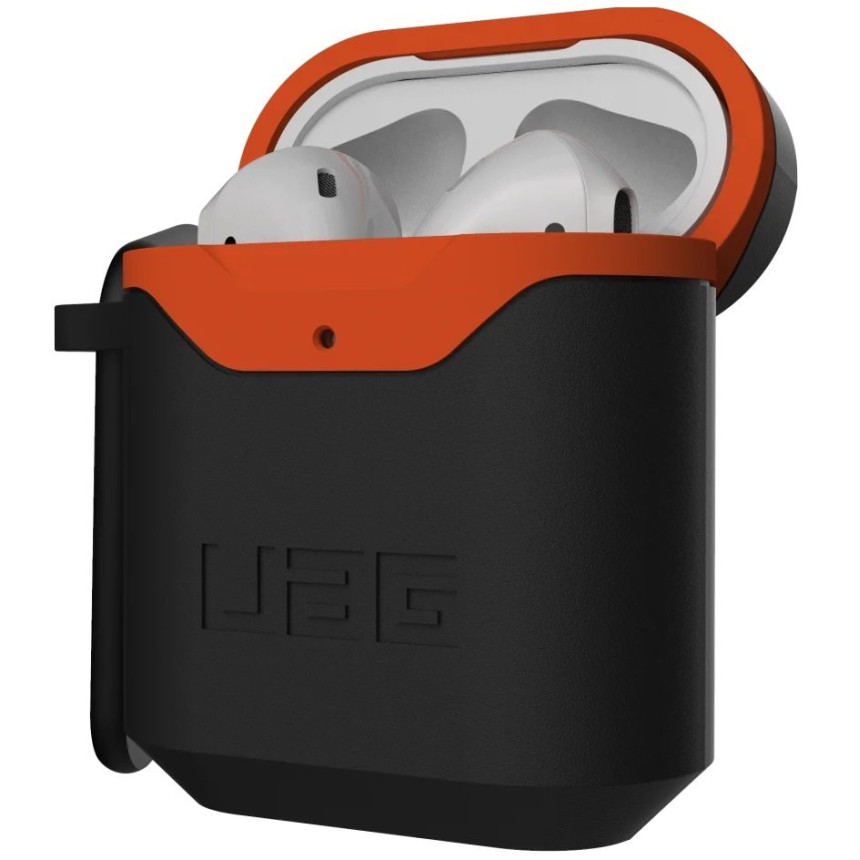 Чехол UAG для Airpods Standard Issue Hard Black/Orange (10242F114097)