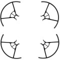 Защита на пропеллеры DJI Tello Propeller Guards (4шт) (CP.PT.00000222.01)
