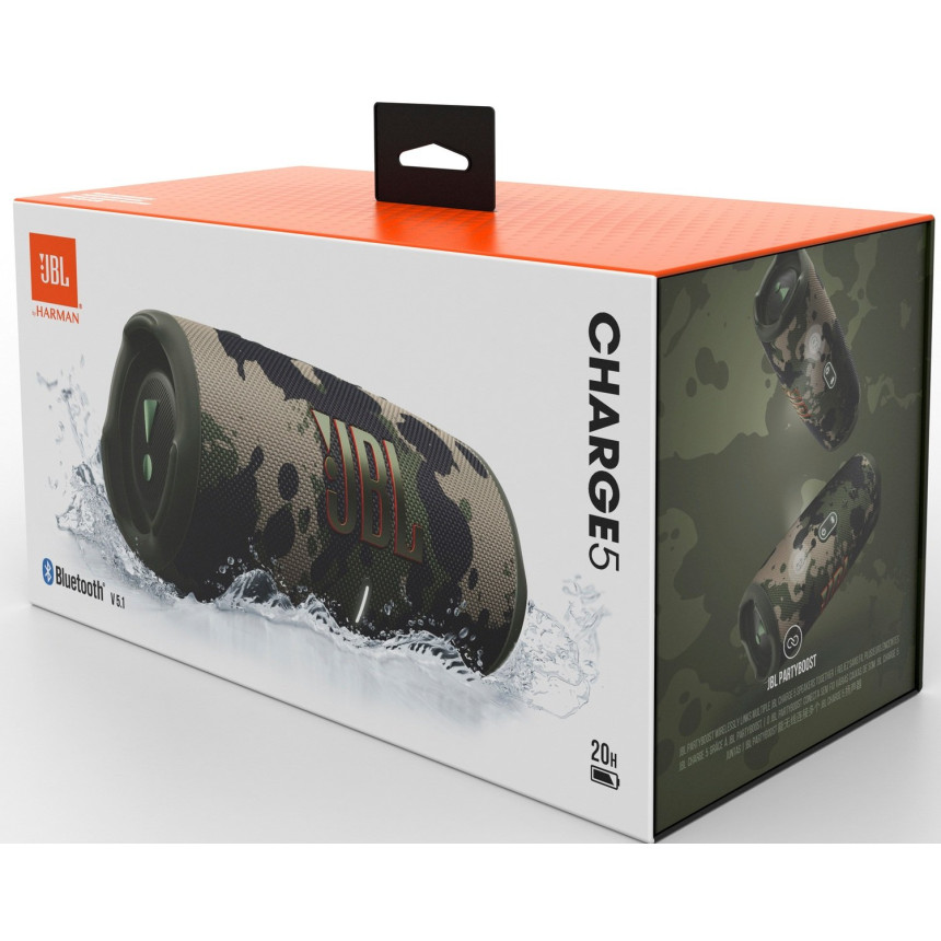 Портативная акустика JBL Charge 5 Squad (JBLCHARGE5SQUAD)