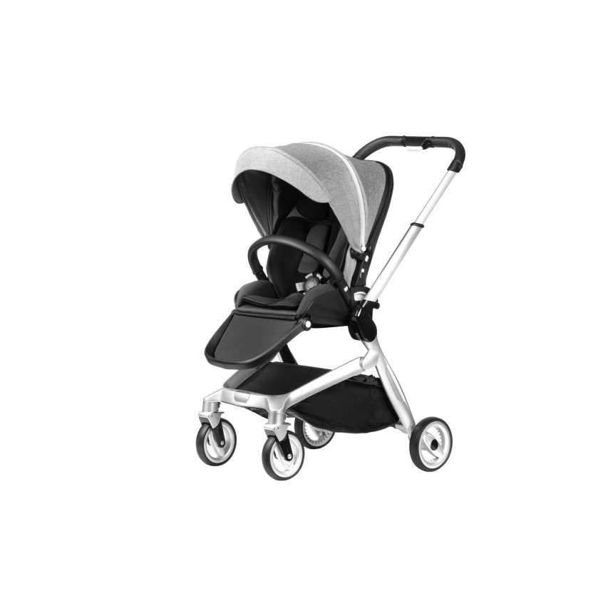 Детская коляска 2в1 Miqilong Luna Grey