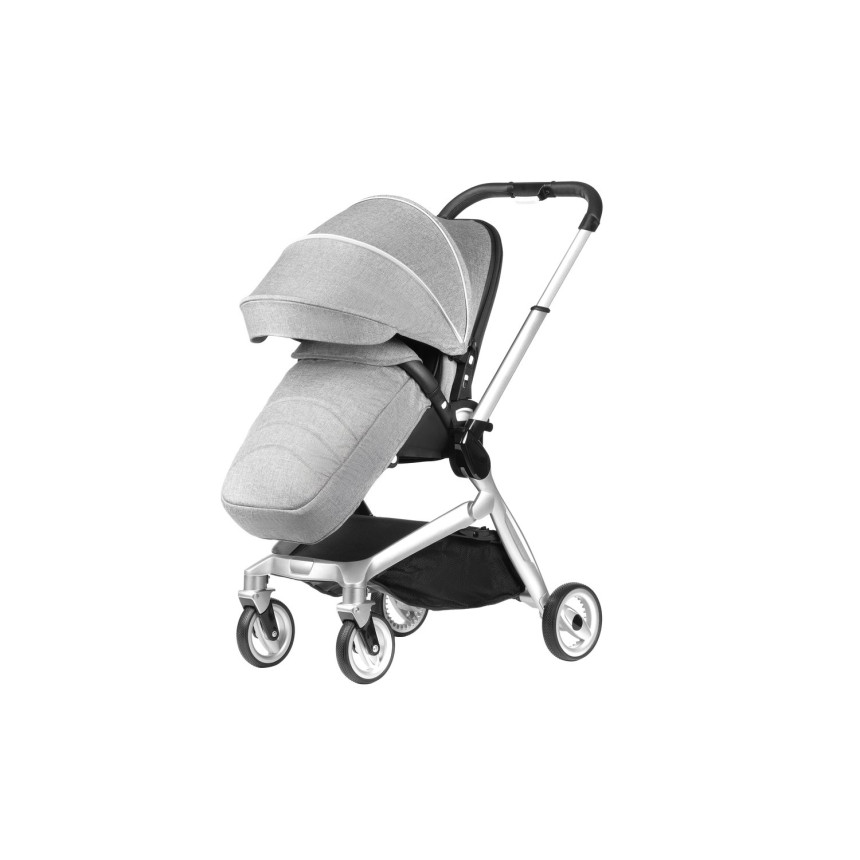 Детская коляска 2в1 Miqilong Luna Grey