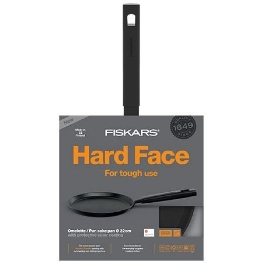 Сковорода для блинов Fiskars Hard Face 22 см (1052229)