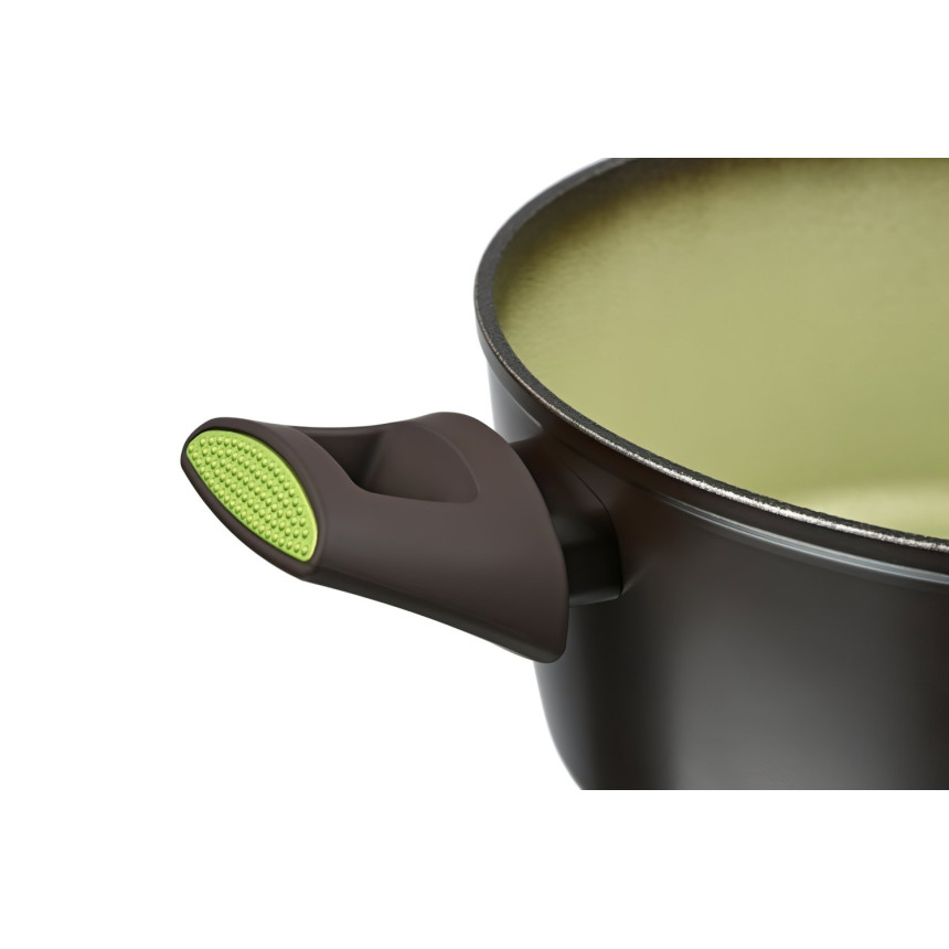 Кастрюля Ardesto Avocado алюминий, зеленый, 3,5л (AR2535CA)