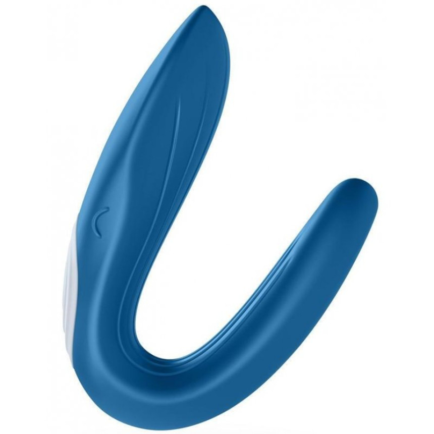 Satisfyer Partner Whale - вибратор для пар, 9х3.5 см (синий)