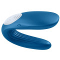 Satisfyer Partner Whale - вибратор для пар, 9х3.5 см (синий)