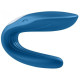 Satisfyer Partner Whale - вибратор для пар, 9х3.5 см (синий)
