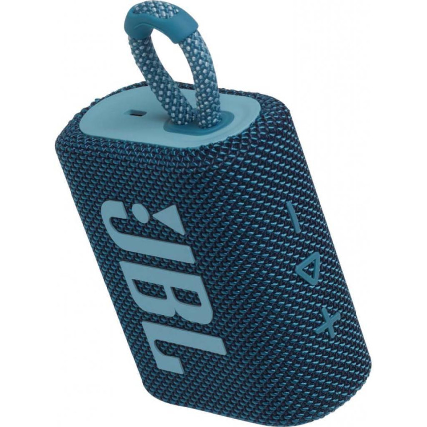 Портативная акустика JBL GO 3 Blue (JBLGO3BLU)