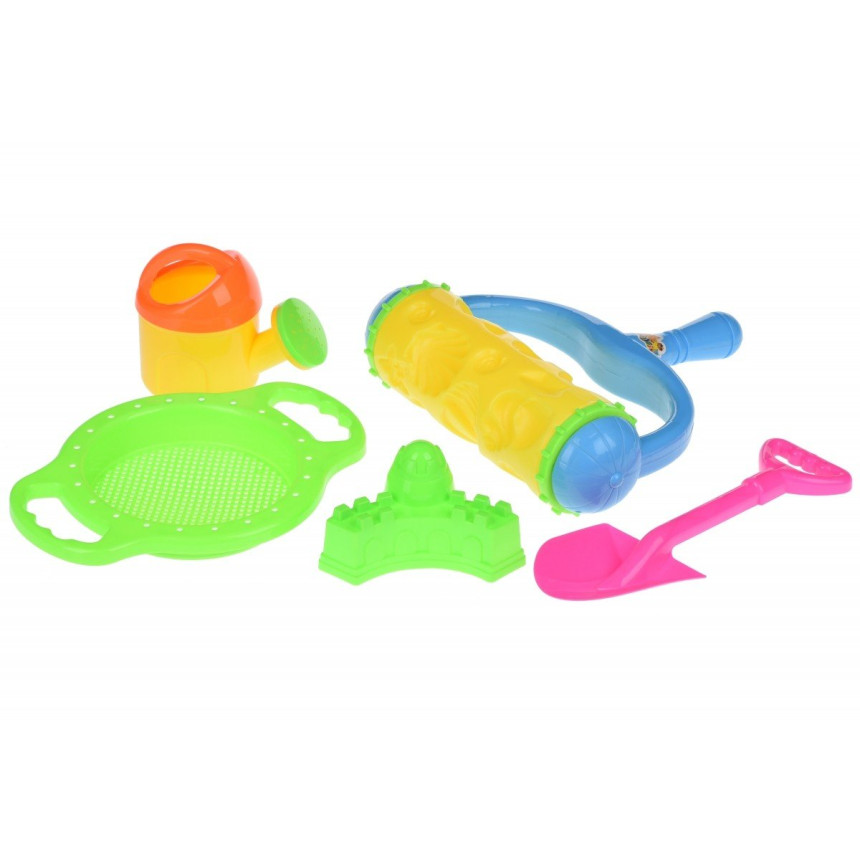 Набор для игры с песком Same Toy с Валиком желтый 5 шт (HY-1905WUt)