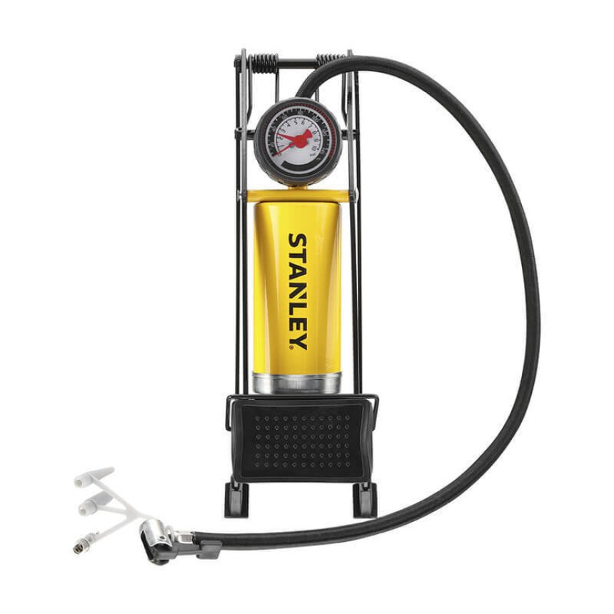 Насос Stanley ножной высокого давления с манометром STHT80894-1