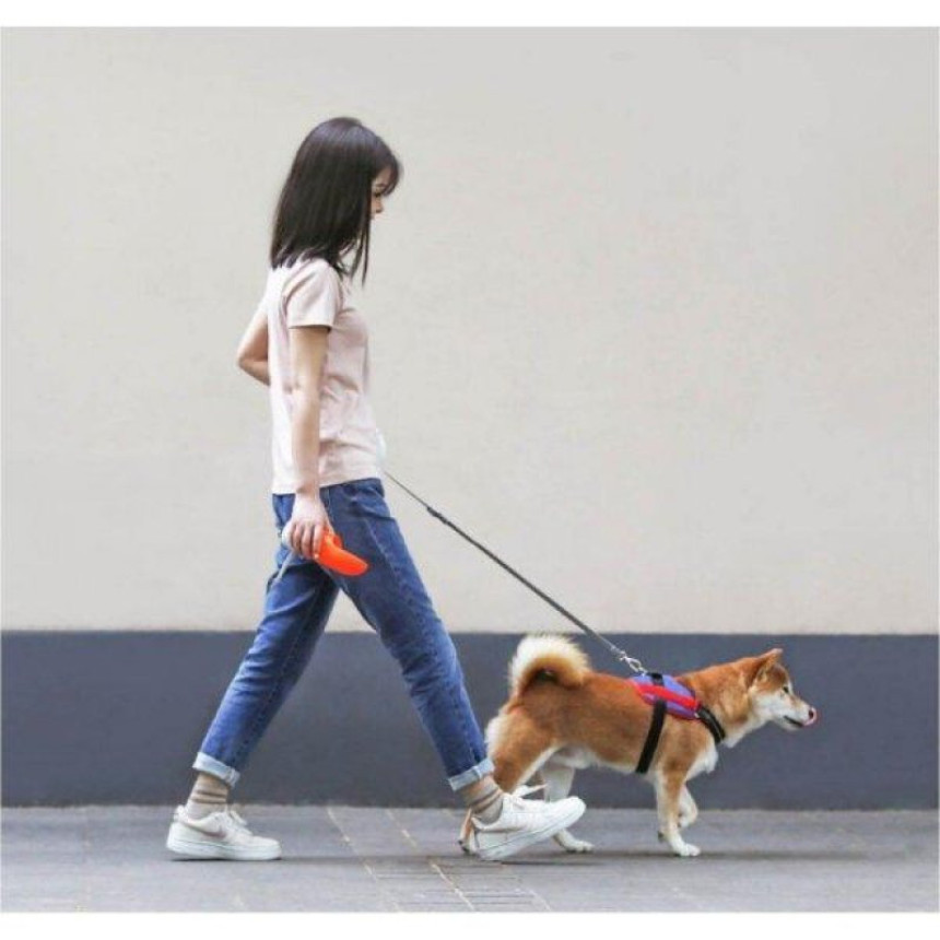 Поилка портативная для собак Xiaomi Moestar Rocket Pet Cup (230ml) White/Orange (MS0010002)