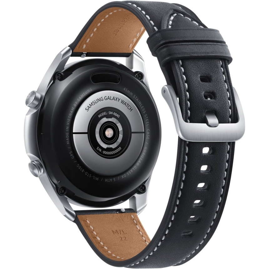 Смарт-часы Samsung Galaxy Watch 3 45mm Silver (SM-R840NZSASEK)