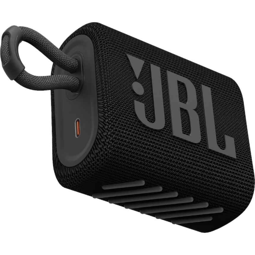 Портативная акустика JBL GO 3 Black (JBLGO3BLK)
