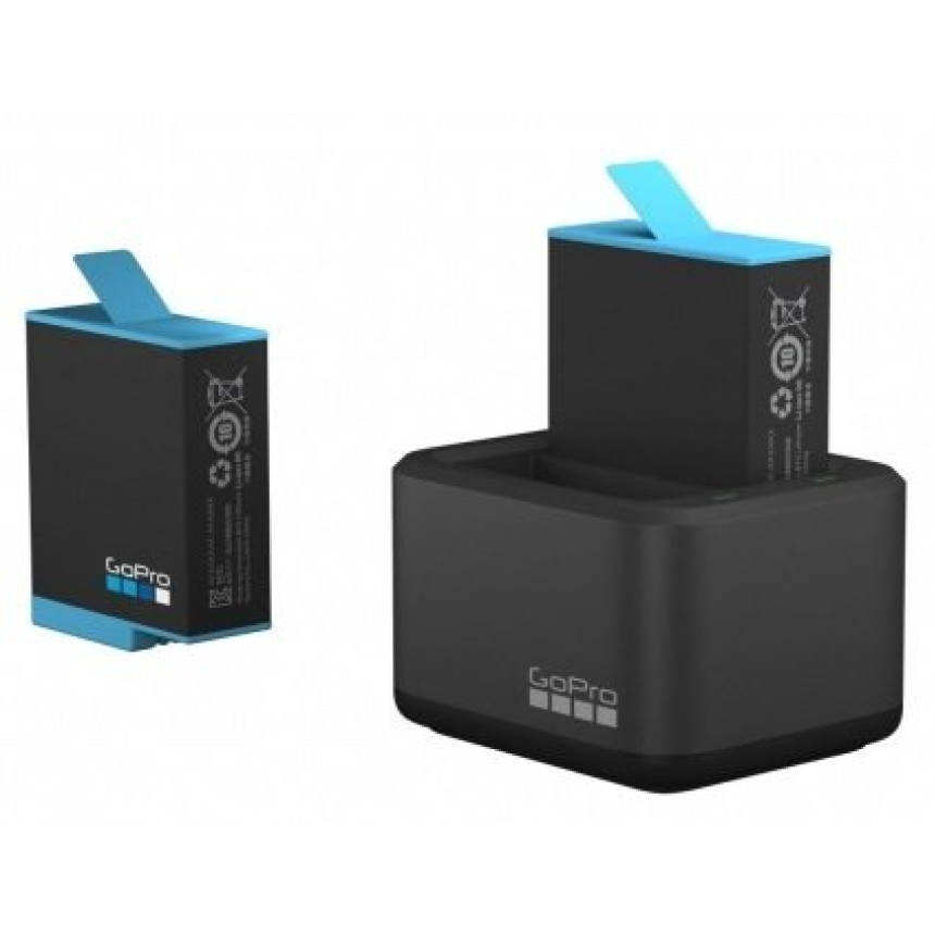 Зарядное устройство GoPro Dual Battery Charger + Battery для HERO9 Black (ADDBD-001-EU)