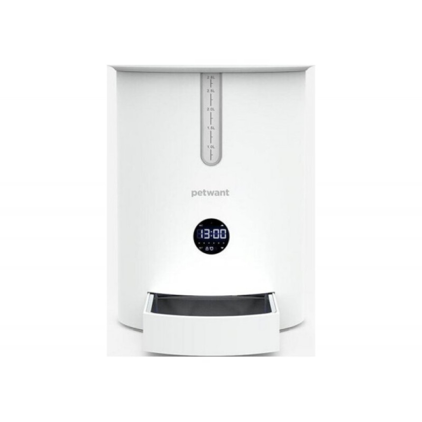 Кормушка для домашних животных Petwant 2.8L F3 LED White
