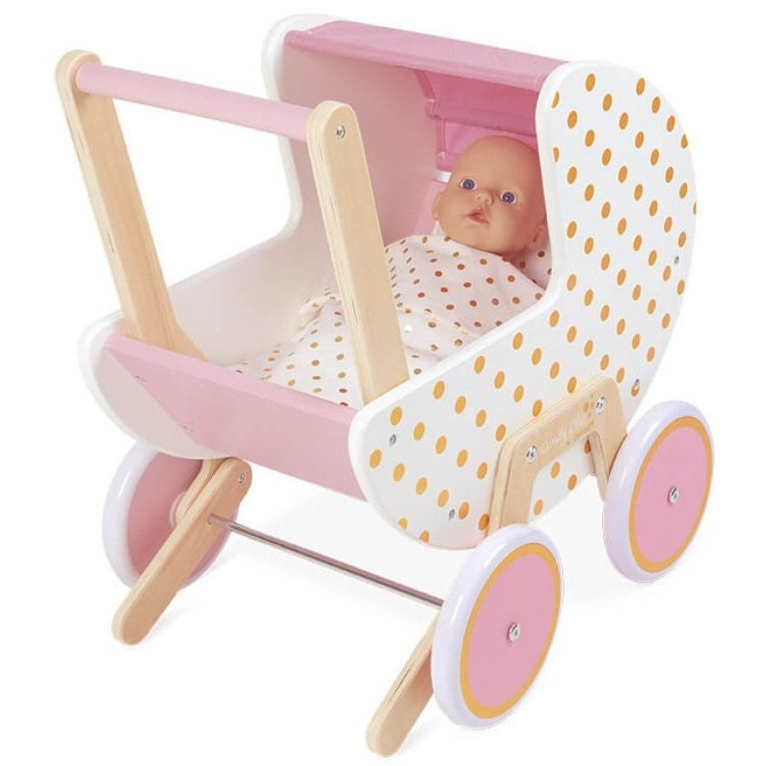 Коляска Janod Candy Chic для кукол J05886