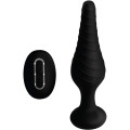 Анальная пробка с дистанционным управлением - Silicone Vibrating Anal Plug with Remote Control