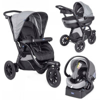 Универсальная коляска 3в1 Chicco Trio Activ3 Dark Gray (79270.40)