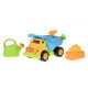 Набор для игры с песком Same Toy Грузовик 6 единиц желтый (973Ut-2)